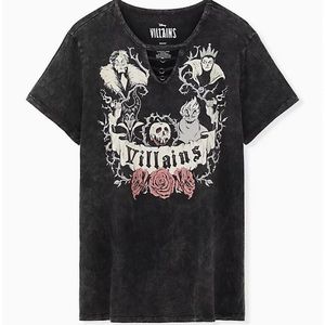 Torrid 1x Disney Villains O-Ring top NWT